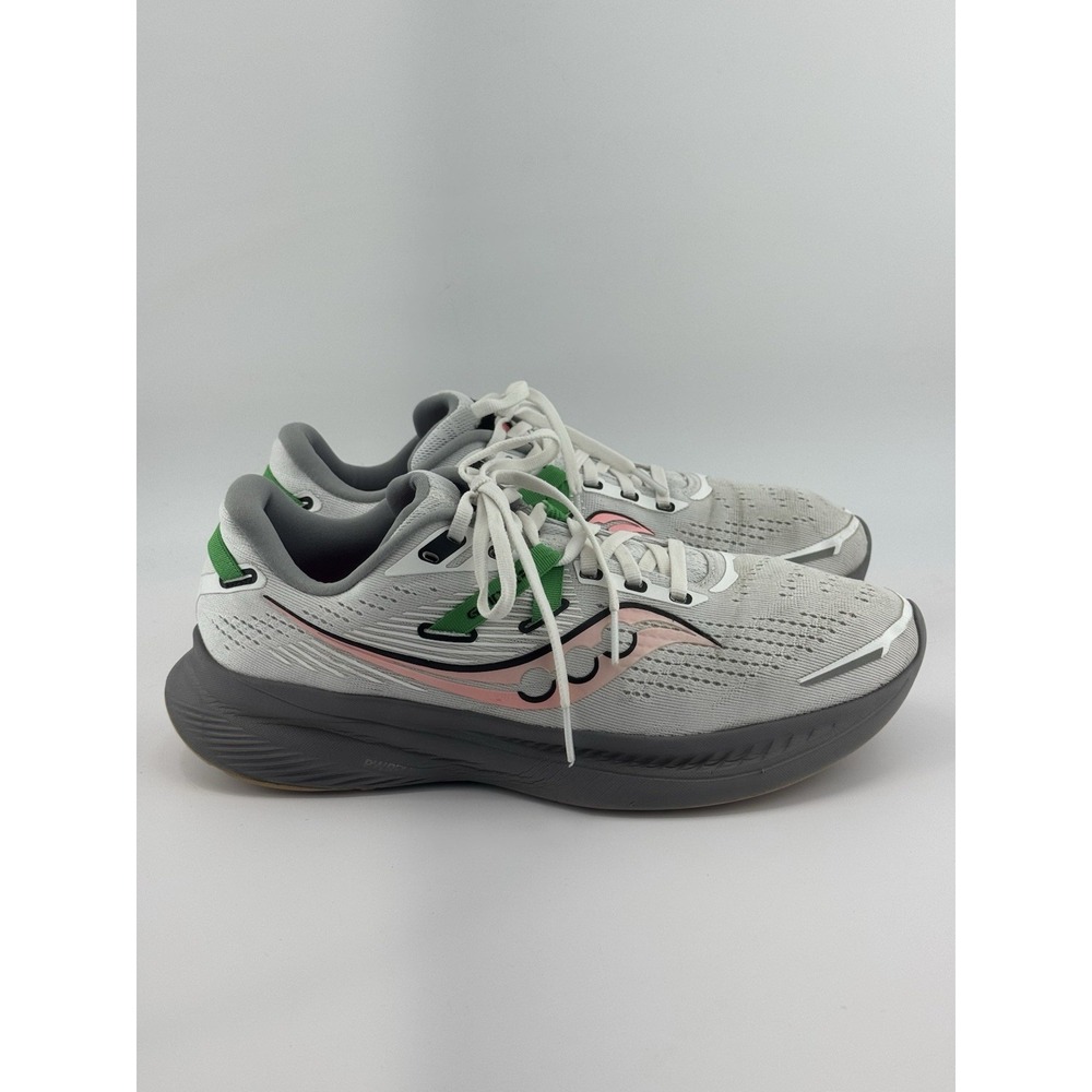 Saucony Guide 16 White Grey Pink S10810-85 Running Shoes Women's size 10